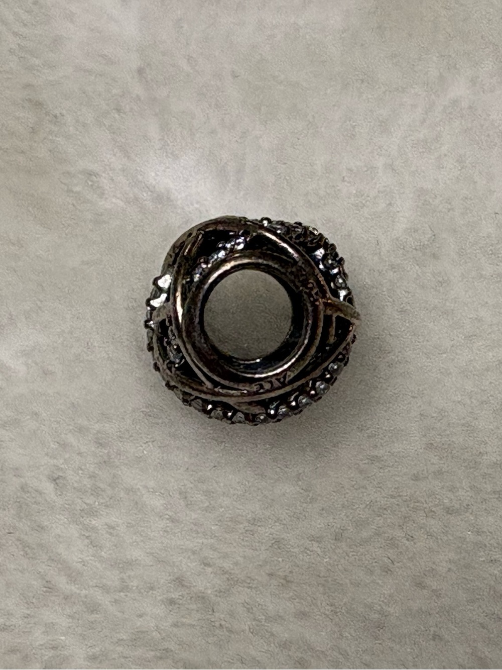 Authentic Pandora Galaxy Openwork Charm 791388CZ Retired Sterling Silver CZ Rare - Picture 11 of 11